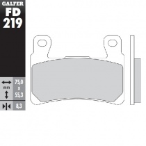 Колодки тормозные Galfer FD219G1054
