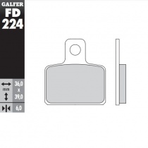 Колодки тормозные Galfer FD224G1054