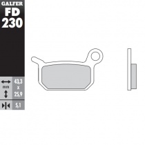 Колодки тормозные Galfer FD230G1054