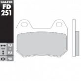 Колодки тормозные Galfer FD251G1054