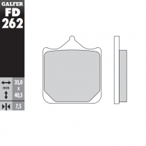 Колодки тормозные Galfer FD262G1054