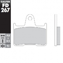Колодки тормозные Galfer FD267G1371