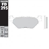 Колодки тормозные Galfer FD295G1371