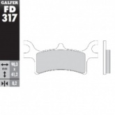 Колодки тормозные Galfer FD317G1397