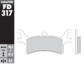 Колодки тормозные Galfer FD317G1397
