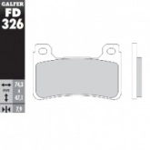 Колодки тормозные Galfer FD326G1651