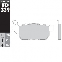 Колодки тормозные Galfer FD339G1370