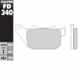 Колодки тормозные Galfer FD340G1371