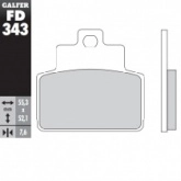 Колодки тормозные Galfer FD343G1050