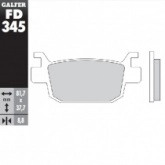 Колодки тормозные Galfer FD345G1050