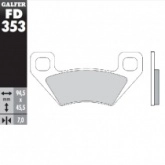 Колодки тормозные Galfer FD353G1054