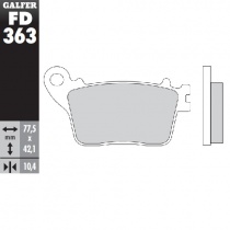 Колодки тормозные Galfer FD363G1054