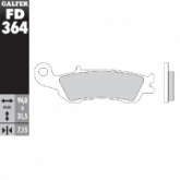 Колодки тормозные Galfer FD364G1396