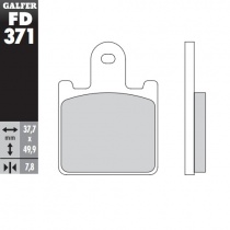 Колодки тормозные Galfer FD371G1375