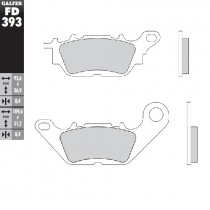 Колодки тормозные Galfer FD393G1054
