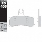 Колодки тормозные Galfer FD405G1370