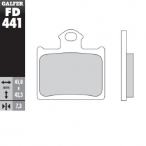 Колодки тормозные Galfer FD441G1396