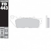 Колодки тормозные Galfer FD443G1371