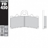 Колодки тормозные Galfer FD450G1054