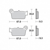 Колодки тормозные Moto-Master 094512