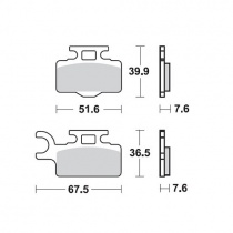 Колодки тормозные Pro-x 37.107202