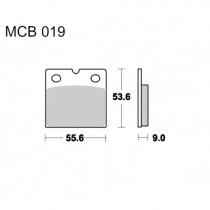 Колодки тормозные TRW Lucas MCB19SV