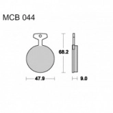 Колодки тормозные TRW Lucas MCB44