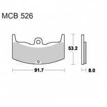 Колодки тормозные TRW Lucas MCB526