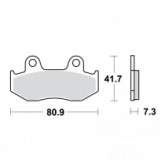 Колодки тормозные TRW Lucas MCB534LC