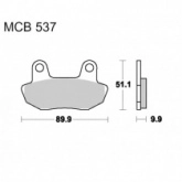 Колодки тормозные TRW Lucas MCB537