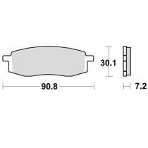 Колодки тормозные TRW Lucas MCB549