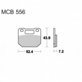 Колодки тормозные TRW Lucas MCB556