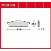 Колодки тормозные TRW Lucas MCB558SI