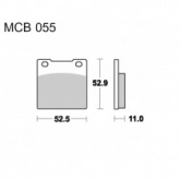 Колодки тормозные TRW Lucas MCB55