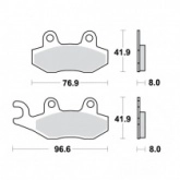 Колодки тормозные TRW Lucas MCB582RSI