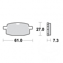 Колодки тормозные TRW Lucas MCB590LC