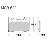 Колодки тормозные TRW Lucas MCB622