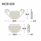 Колодки тормозные TRW Lucas MCB628