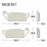 Колодки тормозные TRW Lucas MCB631