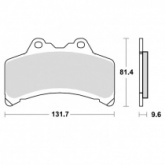 Колодки тормозные TRW Lucas MCB655