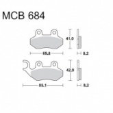 Колодки тормозные TRW Lucas MCB684