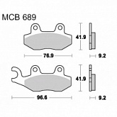 Колодки тормозные TRW Lucas MCB689 