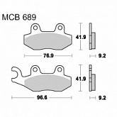 Колодки тормозные TRW Lucas MCB689 