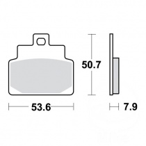Колодки тормозные TRW Lucas MCB709
