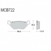 Колодки тормозные TRW Lucas MCB722