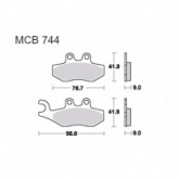 Колодки тормозные TRW Lucas MCB744