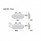 Колодки тормозные TRW Lucas MCB744
