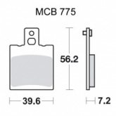 Колодки тормозные TRW Lucas MCB775