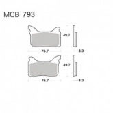 Колодки тормозные TRW Lucas MCB793RSI