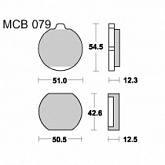 Колодки тормозные TRW Lucas MCB79 